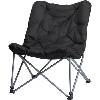 Cyklistika Skládací židle s polstrováním černá