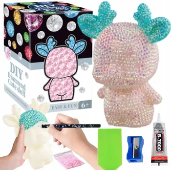 kreativní sada UMĚLECKÁ SADA VYLEPOVÁNÍ A MALOVÁNÍ DIAMANTOVOU MOZAIKOU