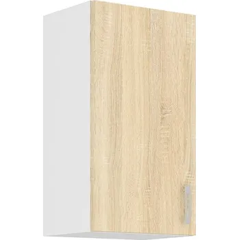 Kuchyňská linka Horní skřínka SARA - 40 G-72 1F, Bílá / Dub Sonoma