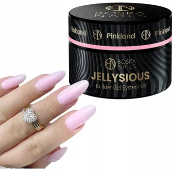 Lak na nehty BOSKA NAILS STAVEBNÍ GEL želé PINKLAND 15ml