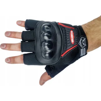 Cyklistické rukavice CYKLISTICKÉ/SKÚTROVÉ RUKAVICE BEZ PRSTŮ - ZESÍLENÉ FOX