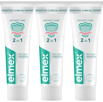 Elmex Sensitive Clinical Expert Instant Care 2v1 , 3x 75 ml