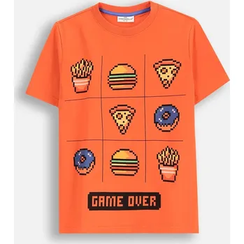 Chlapecké tričko Chlapecké oranžové tričko s krátkým rukávem, velikost 116 Coccodrillo WC5