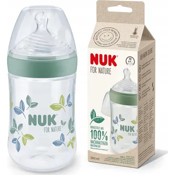 Kojenecká láhev NUK For Nature Kojenecká Láhev Anti-colic 2 60 Ml zelená bez BPA