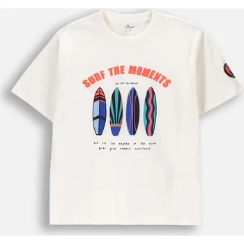 Chlapecké tričko Chlapecké tričko bílé s krátkým rukávem, velikost 158 Coccodrillo WC5