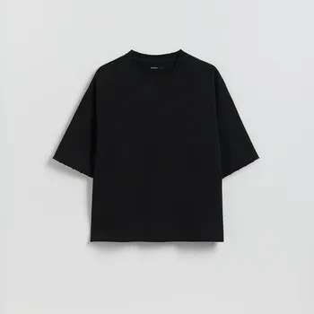 Reserved - Bavlněné boxy tričko - černý - 818JM-99X - 818JM-99X-S