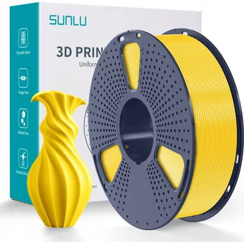 Filament PLA filament Sunlu 1,75 mm 1 kg žlutý