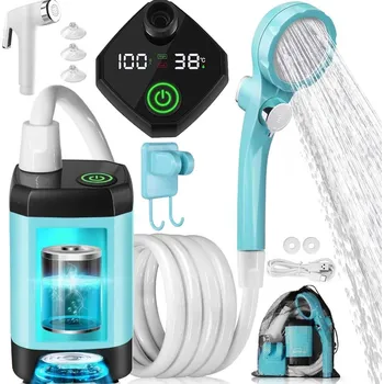 kempingová sprcha TURISTICKÁ SPRCHA KEMPINGOVÁ USB ELEKTRICKÁ PUMPA AKUMULÁTOR 6000MAH