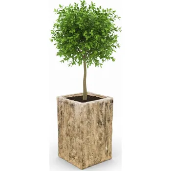 Květináč PROFIBA Betonový květináč Ploučnice - imitace dřeva