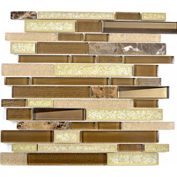 Obklad Mozaika WzorcowniaStudio 30 x 29,2 cm v odstínech hnědé a béžové