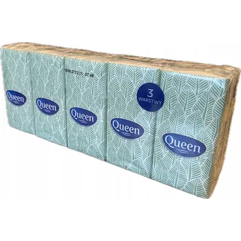 Hygienické kapesníčky bez vůně Queen 3vrstvé 10 ks