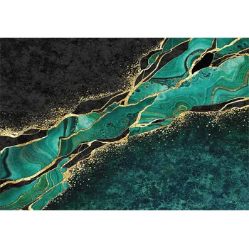 Fototapeta Fototapeta MARMUR Kámen Černá Zlatá 416x254