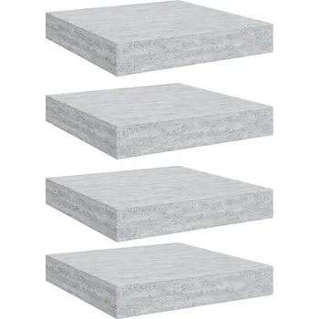 police Police MDF deska VidaXL 23 x 23,5 cm odstíny šedé