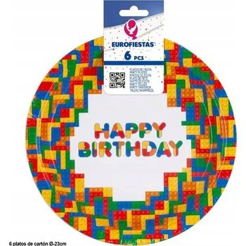 Talíř Dřevěné talíře k narozeninám 23 cm