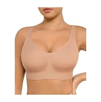 Podprsenka Dámská podprsenka FeelinGirl bez kostic, bezešvá, push-up, komfortní, XXL