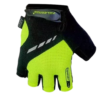 Cyklistické rukavice Rukavice POLEDNIK Memogel - fluo, velikost M - velikost XL