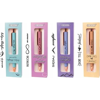 Propiska automatická modrá Cresco