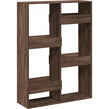 Knihovna Regál, hnědý dub, 100x33x135 cm, dřevotříska