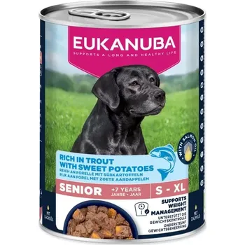 Eukanuba Senior bohatá na pstruha s batáty 400g