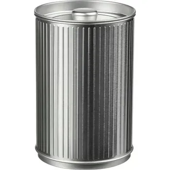 Dóza na potraviny IKEA BETTHAJ Plechovka s víkem, na kávu/čaj/stříbrná, 1,3 l