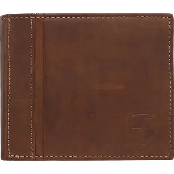 Peněženka Peterson pánská peněženka z pravé kůže hnědá PTN N008-PCA D.BR - muž