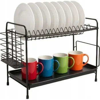 Odkapávač na nádobí Volně stojící odkapávač (sušička) na desku pro dřez, odkapávač na nádobí AKS