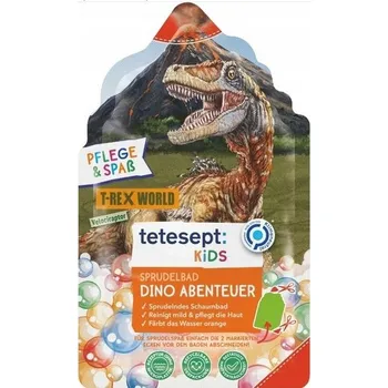 Koupelová sůl Tetesept Dinosaurus šumivá barevná koupelová sůl