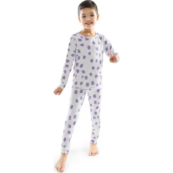 Dámské legíny SIROKO Chlapecký set teplého funkčního prádla Siren BÍLÁ