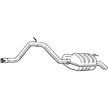 Tlumič výfuku Zadní tlumič výfuku, 281-041