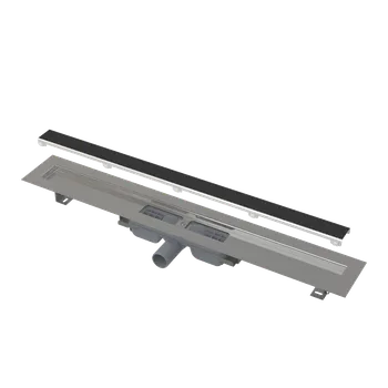 Odvodňovací žlab Podlahový žlab Alcadrain (Alcaplast) bez okraje s roštem pro vložení dlažby APZ115-1050