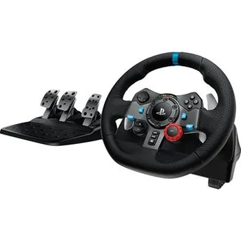 Gamepad LOGITECH G29 EU + G435 Black Gaming Controller Aluminium Black USB Steering wheel + pedals + headset PC