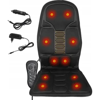Masážní přístroj VIBRAČNÍ MASÁŽNÍ PODLOŽKA 12V S VYHŘÍVÁNÍM SILNÁ MASÁŽNÍ PŘÍSTROJ NA KŘESLO