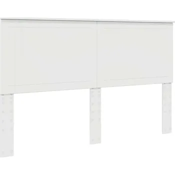 Čelo postele Lesklá bílá 160 cm Materiál: dřevotříska