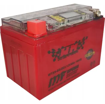 Motobaterie TESTER GEL AKUMULÁTOR 12V 9Ah PRO MOTOCYKLY, ČTYŘKOLKY, SKÚTRY