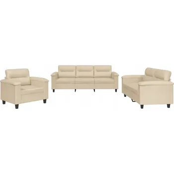 Sedací souprava Pohovka VidaXL s vadami 210 x 77 cm béžová