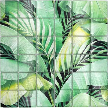 Obklad Skleněná mozaika WzorcowniaStudio 29,8 x 29,8 cm, odstíny zelené