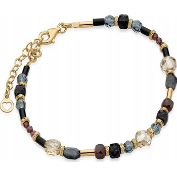 Náramek Náramek stříbro 925, safíru, granátu a nočního křišťál Cairo