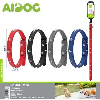 Obojek pro psa Obojek pro psa 2.0 s hvězdičkami - Červený, Šedý, Modrý