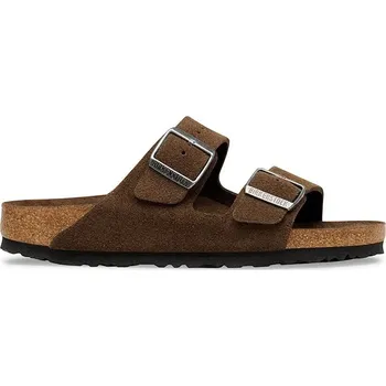 Dámská obuv Semišové pantofle Birkenstock Arizona SFB LEVE, 40, hnědá, 89X