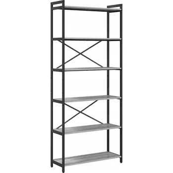 Knihovna Police dřevěná VidaXL 80 x 30 cm dub sonoma