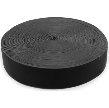 Textilie Pruženka, guma, ČERNÁ-ŠEDÁ, 4 cm, 1 metr