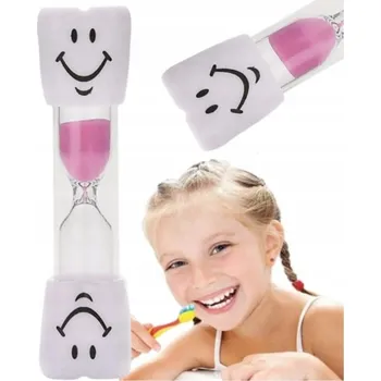 Hodiny PŘESÝPACÍ HODINY MINUTKA ČASOVAČ NA ČIŠTĚNÍ ZUBŮ PRO DĚTI 3 MINUTY