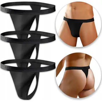 TANGA PÁNSKÉ bavlněné SEXY slipy s odkrytou gumou Tiger *XXL