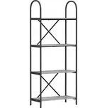 Police dřevěná VidaXL 60 x 30 cm dub sonoma