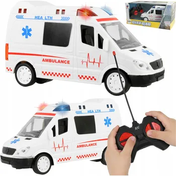 autíčko Ambulance na Dálkové Ovládání Sanitka Auto Světlo Zvuk