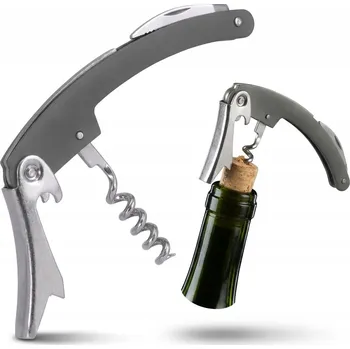 Otvírák VÝVRTKA KELNERSKÁ otvírák na víno pivo ocelový nožík na fólie