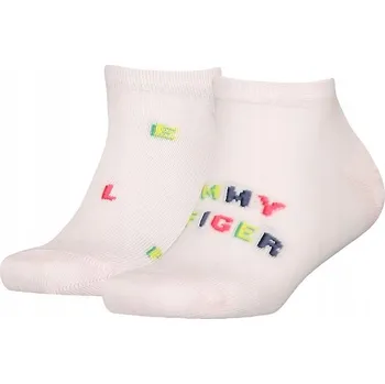 Tommy Hilfiger Ponožky 701222668 003 35-38 TH Kids Sneaker 2P Letter AOP