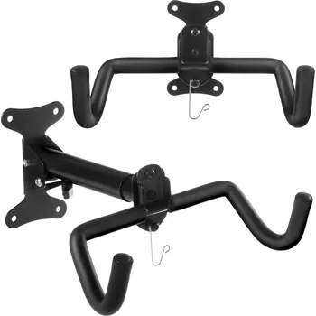 držák na kolo Maclean držák na kolo na stěnu, horizontální, ocel, max. zatížení 30 kg, MC-484, 2 kusy