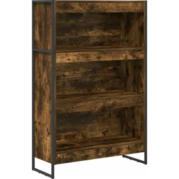 Knihovna Knihovna Kouřový dub 80 x 30 x 155 cm kompozitní dřevo