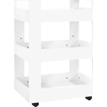 Servírovací stolek VidaXL Kuchyňský vozík, bílý, 60x45x80 cm